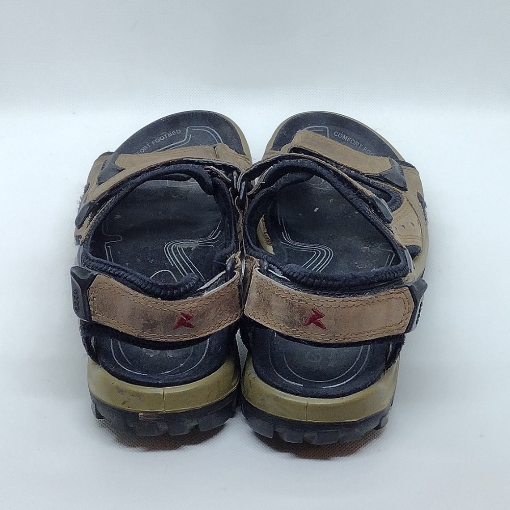 Men’s Ecco Offroad Lite Sandals Men's 7 Brown Leather Comfy Outdoor Camping - Picture 7 of 11